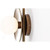  Satco 60-7742 Natural Brass Wall Sconce Light with Frosted Glass 