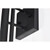  Satco 60-7748 Matte Black Wall Sconce Light with Crackel Glass 