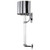  Satco 60-7755 Polished Nickel Wall Sconce Light with Metal Shade 