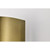  Satco 60-7757 Natural Brass Wall Sconce Light with Metal Shade 