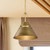  Satco 60-7777 Natural Brass Pendant Light 