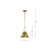  Satco 60-7777 Natural Brass Pendant Light 