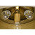  Satco 60-7778 Natural Brass Pendant Light 