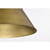  Satco 60-7778 Natural Brass Pendant Light 