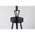  Satco 60-7803 Matte Black Pendant Light with Clear Seeded Glass 