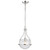  Satco 60-7816 Polished Nickel Pendant Light with Clear Glass 