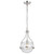  Satco 60-7816 Polished Nickel Pendant Light with Clear Glass 