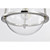  Satco 60-7816 Polished Nickel Pendant Light with Clear Glass 