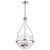  Satco 60-7819 Polished Nickel Pendant Light with Clear Glass 