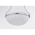  Satco 60-7873 Polished Nickel Pendant Light with White Opal Glass 