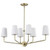  Satco 60-7886 Vintage Brass Pendant Light with Etched White Opal Glass 