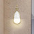  Satco 60-7921 Matte White Wall Sconce Light with White Opal Glass 