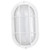  Satco 62-1388 White Wall Mount Light with White Glass 