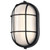  Satco 62-1391 Black Wall Mount Light with White Glass 