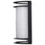  Satco 62-1394 Black Wall Mount Light with White Glass 