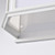  Satco 62-1396 White Wall Mount Light with White Glass 