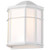  Satco 62-1396 White Wall Mount Light with White Glass 