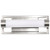  Satco 62-1541 Brushed Nickel Vanity Light with White Acrylic Lens 