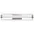  Satco 62-1542 Brushed Nickel Vanity Light with White Acrylic Lens 