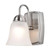  Satco 62-1567 Brushed Nickel Vanity Light with Alabaster Glass 