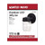  Satco 62-1573 Black Wall Mount Light with Clear Glass 