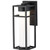  Satco 62-1611 Matte Black Wall Lantern Light with White Opal Glass 