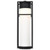  Satco 62-1613 Matte Black Wall Lantern Light with White Opal Glass 