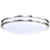  Satco 62-1638 Brushed Nickel Flush-Mount Light  