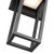  Satco 62-1653 Matte Black Wall Lantern Light 