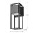  Satco 62-1654 Matte Black Wall Lantern Light 