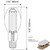  NaturaLED 4626 30W LED HID Filament Bulb 175W MH Replacement 