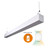 LBS Lighting 4ft LED Linear Suspension Light with Emergency Battery Backup 