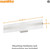  Sunlite 81341-SU 18" Brushed Nickel LED Vanity Bar 
