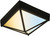  Sunlite 81328-SU Black Pyramid LED Ceiling Light Fixture 