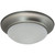  Sunlite 50157-SU Brushed Nickel Dome Ceiling Light Fixture 