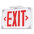 Outdoor Wet Location LED Exit Sign with Battery Backup - IP65 Rated
