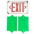 Outdoor Wet Location LED Exit Sign with Battery Backup - IP65 Rated