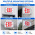 Outdoor Wet Location LED Exit Sign with Battery Backup - IP65 Rated