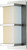  Sunlite 85098-SU Brushed Nickel LED Rectangle Wall Sconce 