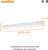  Sunlite 85623-SU 2ft Emergency LED Strip Light Fixture 