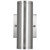  Sunlite 49205-SU Brushed Nickel Outdoor Cylinder Wall Sconce 