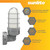  Sunlite 88144-SU Gray Outdoor LED Vapor Tight Light Fixture 