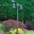 Gama Sonic Solar Lighting Gama Sonic 177B50002 Polaris Double Head Lamp Post 