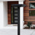 Gama Sonic Solar Lighting  Gama Sonic 217i20001 Contemporary Square Solar Post Light 