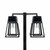 Gama Sonic Solar Lighting Gama Sonic 66B50002 Aria Solar Post Light - Double 