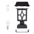 Gama Sonic Solar Lighting Gama Sonic 84BP250011 Luna II Solar Post Cap/Pier Mount Light 