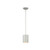 Volume Lighting Volume V9205-20 Silver Gray Cylinder Downrod Pendant