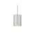 Volume Lighting V9205-20 - Silver Gray Mini Cylinder Pendant - Downrod