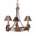 Volume Lighting V7904-66 - 30 in Wide 3-Light Prairie Rock Chandelier - 13.60 in High