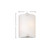 Volume Lighting V7592-33 Indoor Brushed Nickel Wall Mount Sconce 